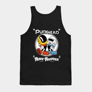 Punkhead - Vintage Cartoon Robot Rhapsody - Rubber Hose Style Dance Tank Top